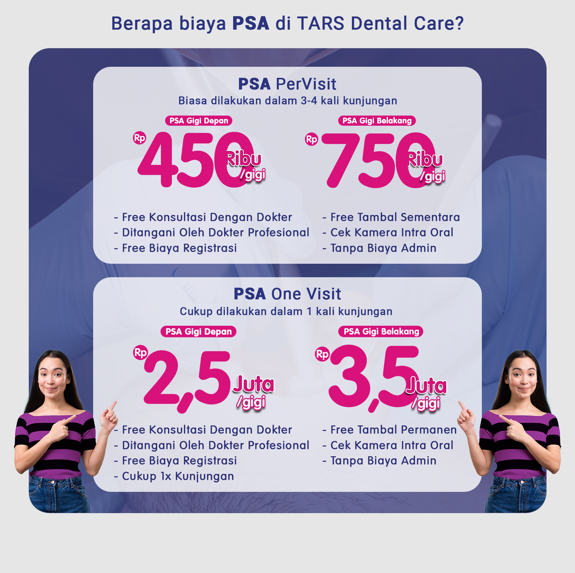 harga perawatan Saluran Akar Gigi di Klinik Gigi TARS Dental Care