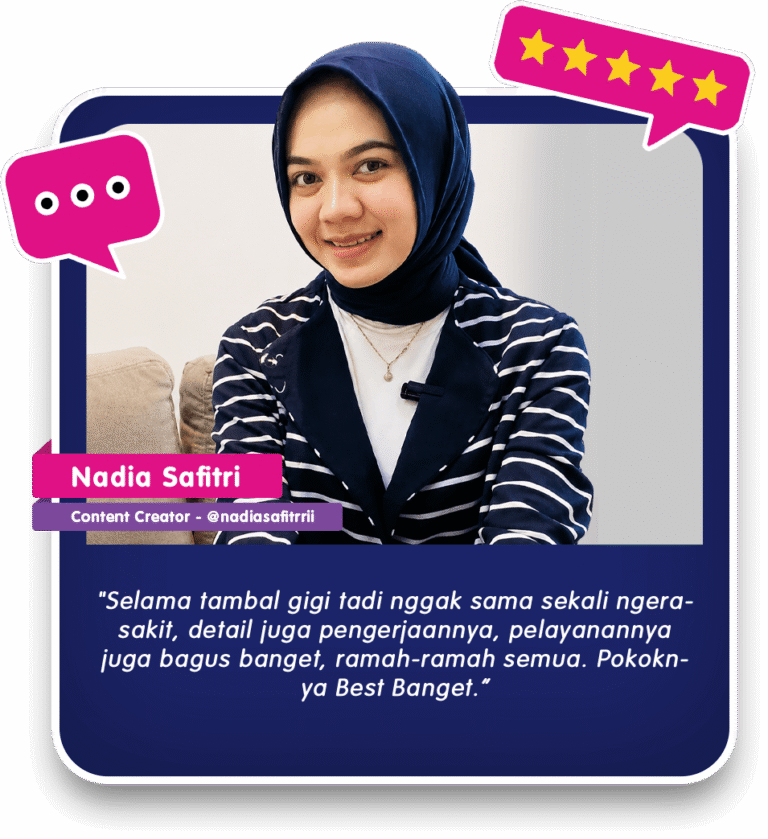 REVIEW PASIEN NADIA - SCALING & TAMBAL GIGI