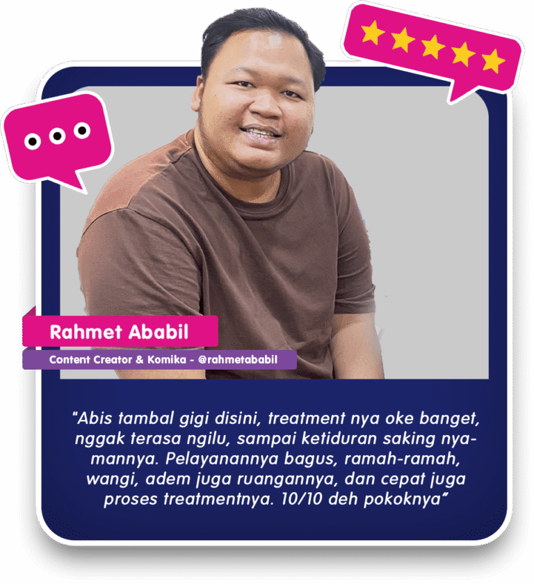 REVIEW PASIEN RAHMET - SCALING & TAMBAL GIGI