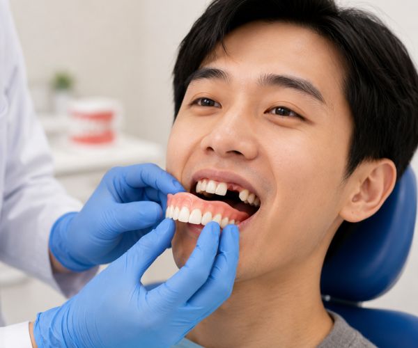 gratis pemasangan gigi